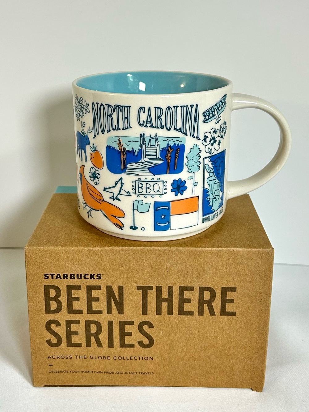 Starbucks Been There Series 14 oz Mug NORTH CAROLINA Brand New In Box Retired
